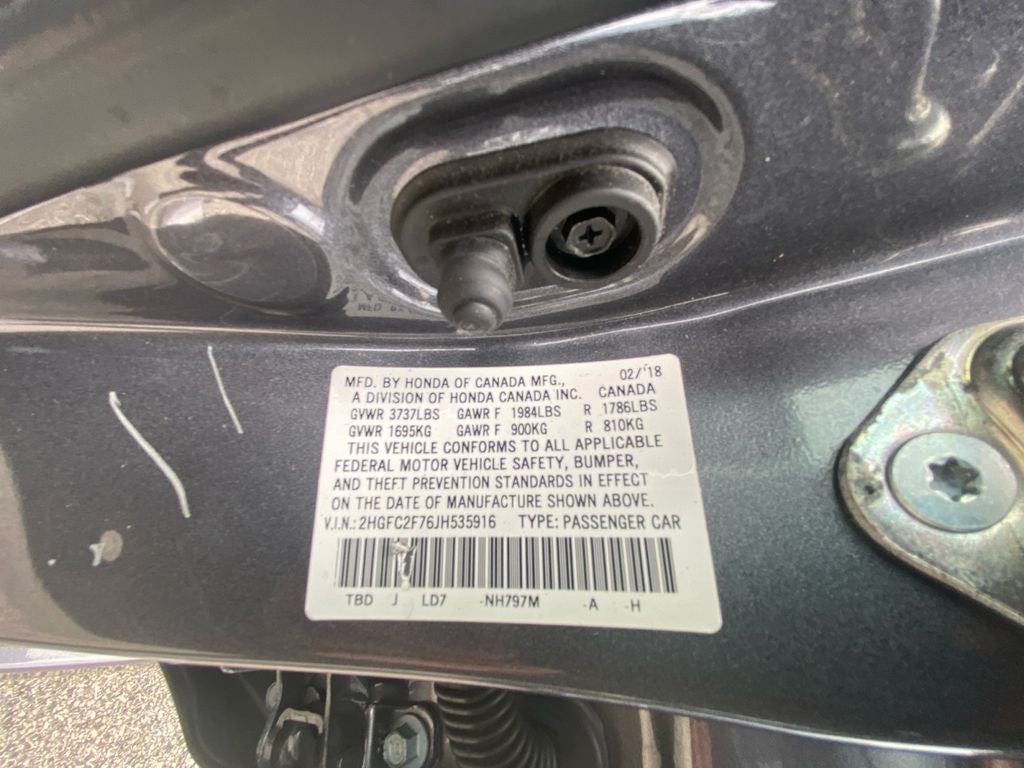 2018 Honda Civic EX
