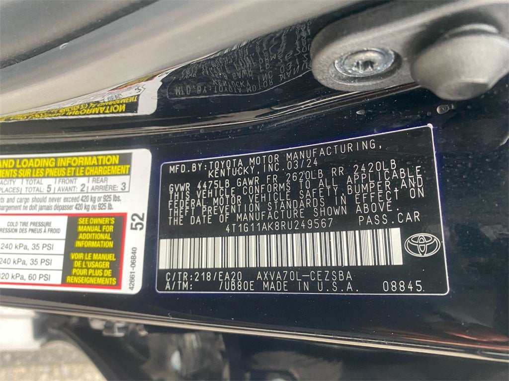 2024 Toyota CAMRY SE