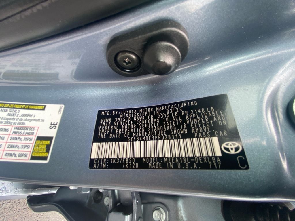 2023 Toyota COROLLA LE