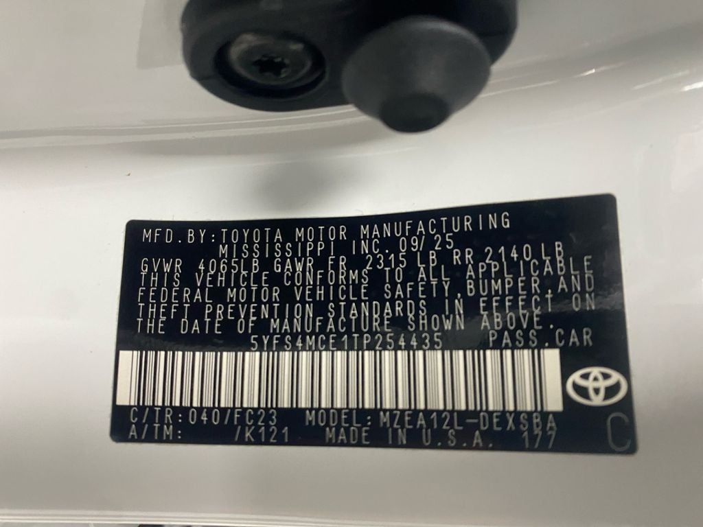 2026 Toyota COROLLA SE