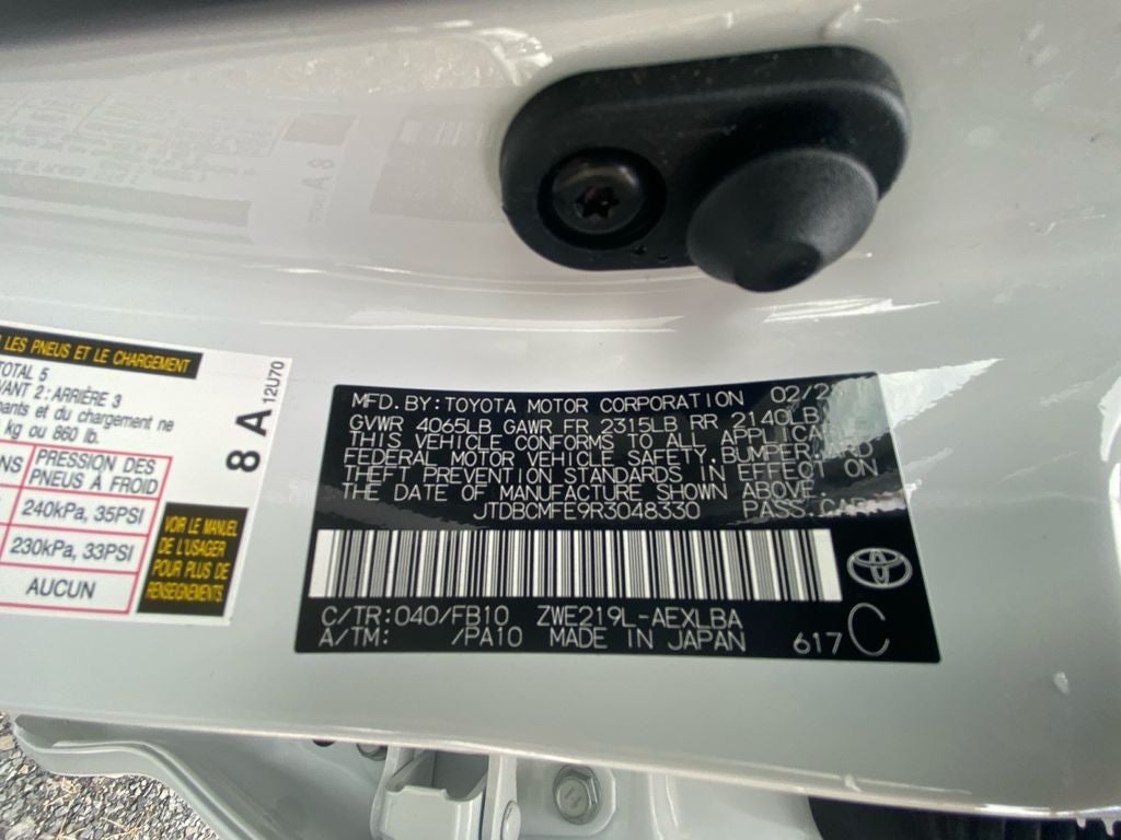 2024 Toyota COROLLA HYBRID XLE