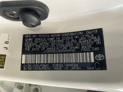 2013 Toyota PRIUS Two