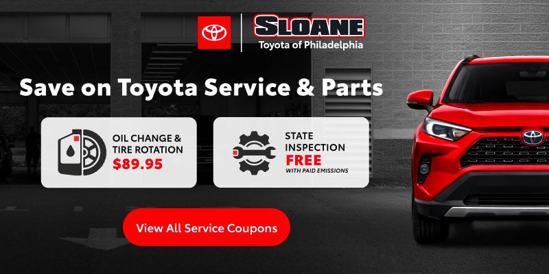Save on Toyota Service and Parts.