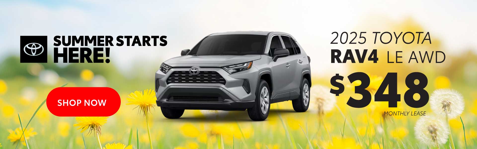 2025 Toyota RAV4 LE AWD Lease Deal [Claim Limited-Time Offer]