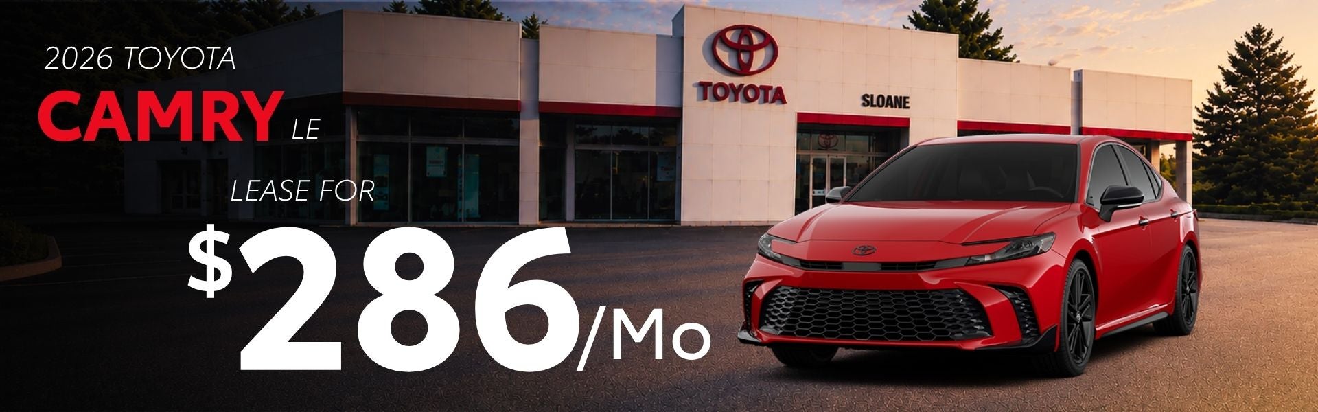 2026 Toyota Camry Lease Deal