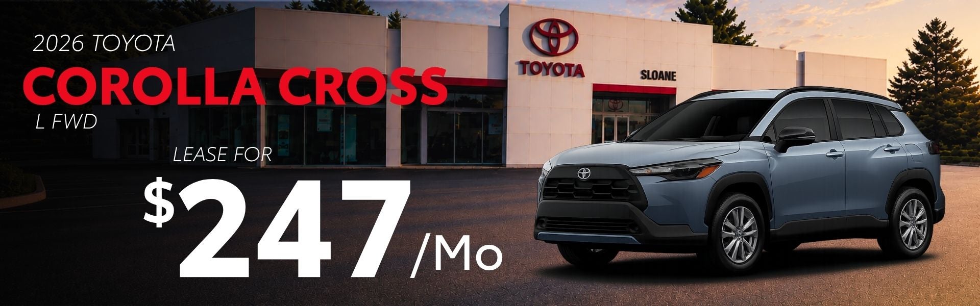 2026 Toyota Corolla Cross Lease Deal