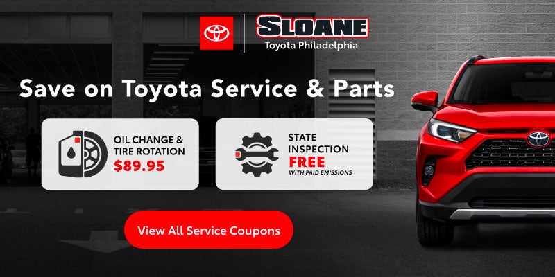 Save on Toyota Service and Parts.